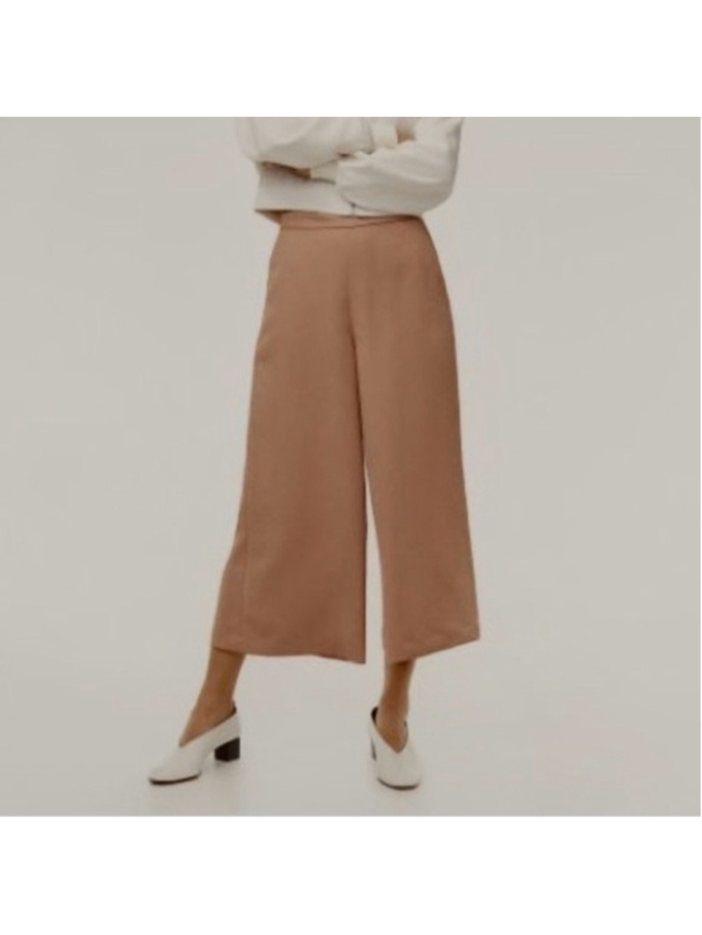 Aritzia Wilfred Sz 0 Lalemant Culottes Tan